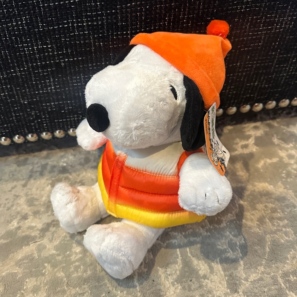 Peanuts Halloween Snoopy Puffer Vest Plush
